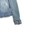 LEST ROSE Frill Denim Jacket blue Women 2