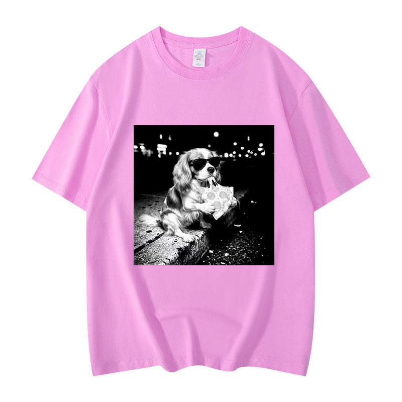 Funny Cavalier King Meme Tshirt Unisex Women Fashion Vintage Short Sleeve Tshirts Summer High Quality Cotton Oversized T Shirts