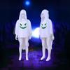 Creative Kids Hooded Cape Glow In The Dark Halloween Cosplay Costume  Trick Or Treat