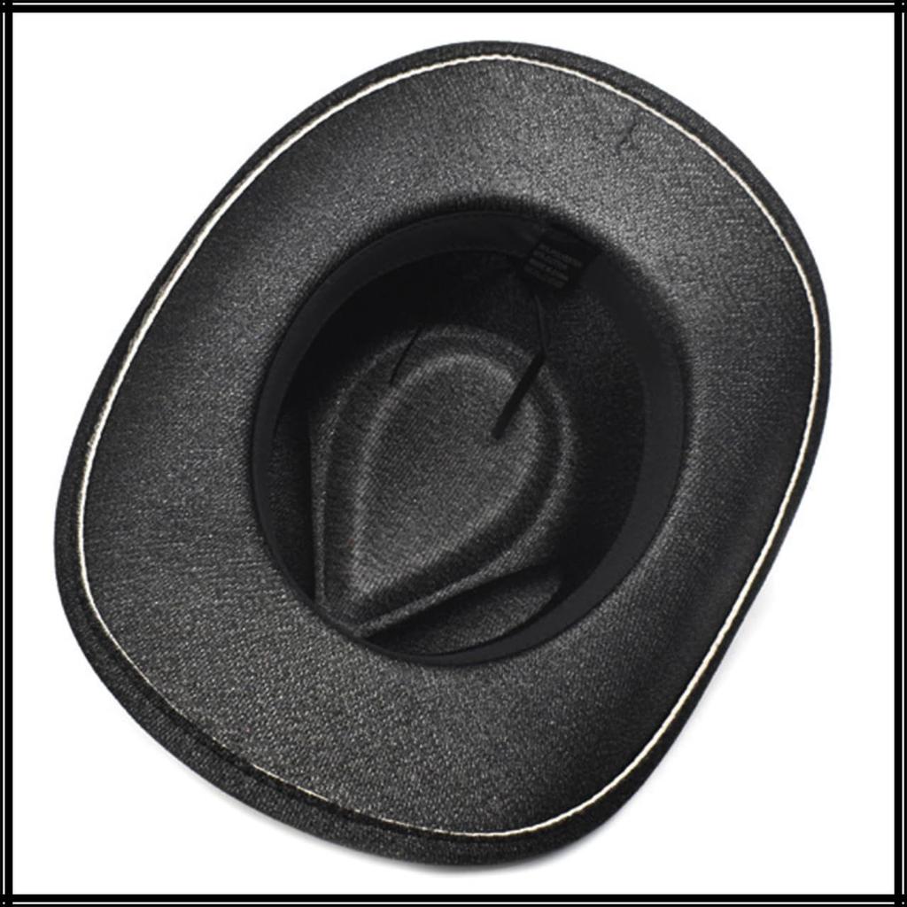 White Fang CZA687 Erkek ve Kadın için Batı Kovboy Şapkası (Gümüş)