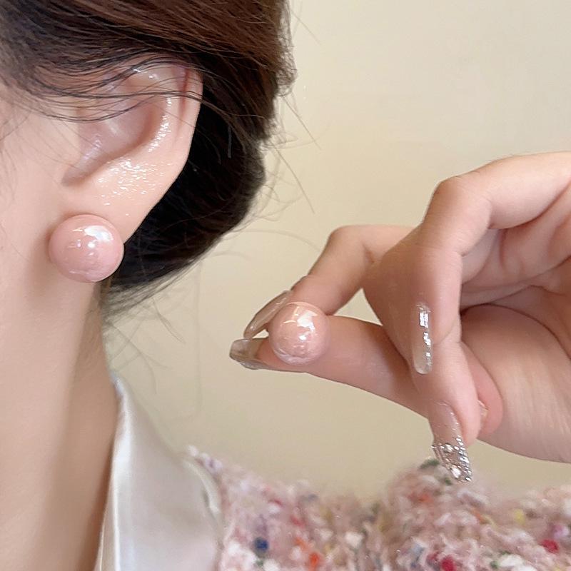 Silver Needle Zircon Star Flower Tassel Stud Earrings - Elegant and Fashionable Women's Accessory