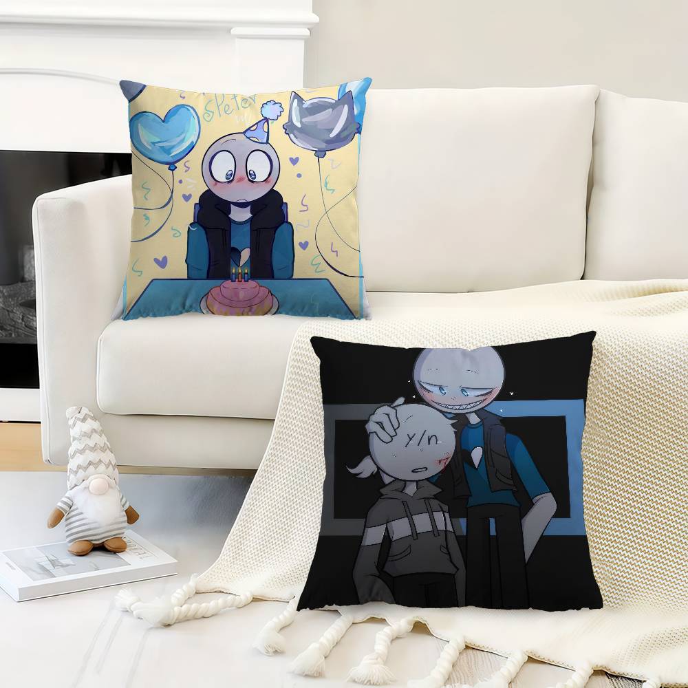 Peter Y-Your B-Boyfriend Club Bar Paper Vintage Pillow Anime Pillow Sofa Bed Head Pillow Cover Cushion Cover 45x45 cm Fashion