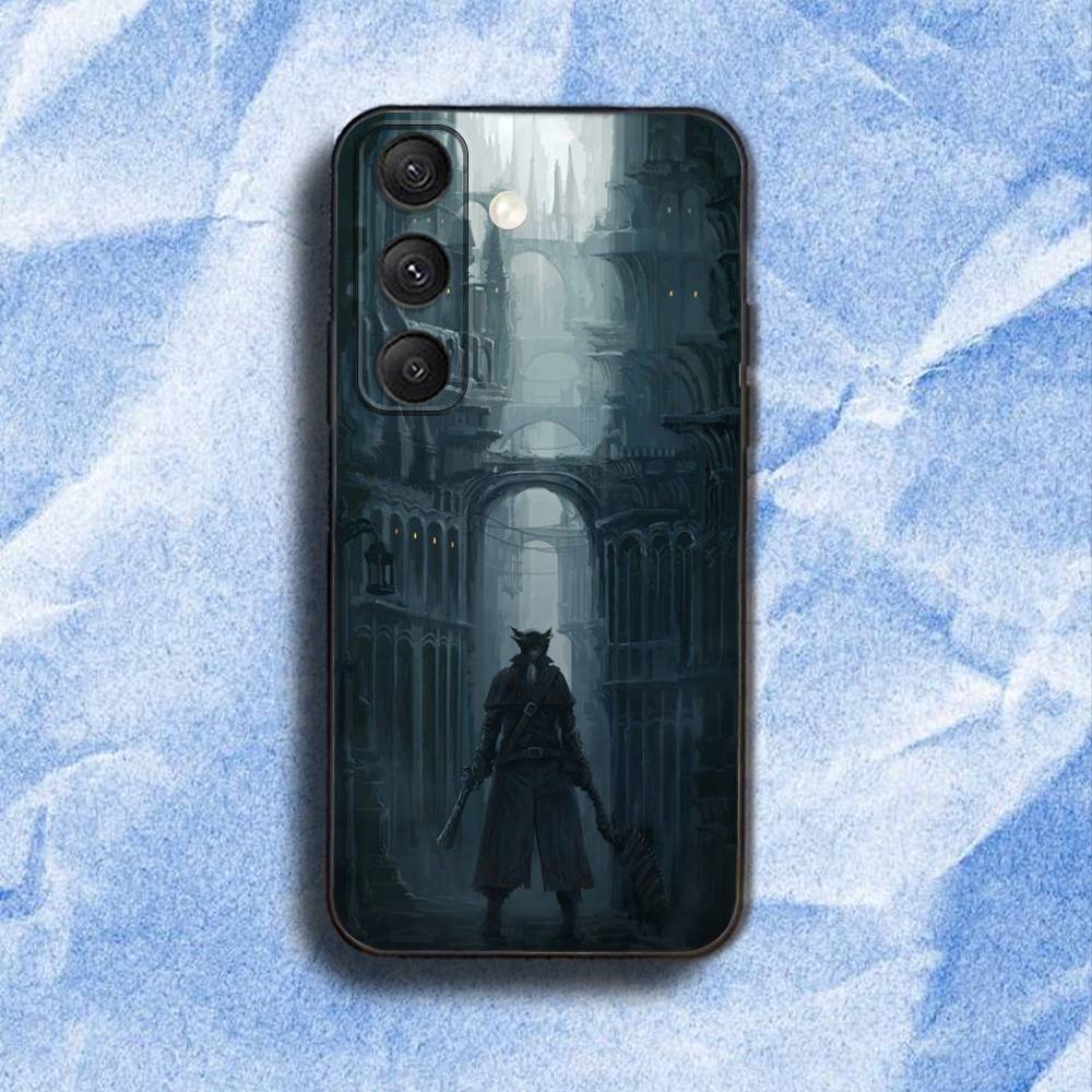 

b-Bloodborne D-Dark Souls Phone Case For Samsung S 25,24,23,22,30,21,10,9,Ultra,Plus,Lite,FE,4,5G Black Soft Case samsungS20lite