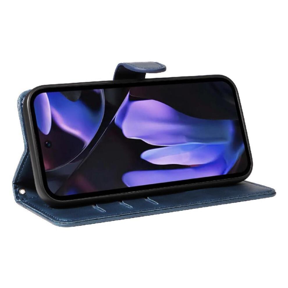 (Blue) Filp Case for Google Pixel 9a Wallet Phone Case 