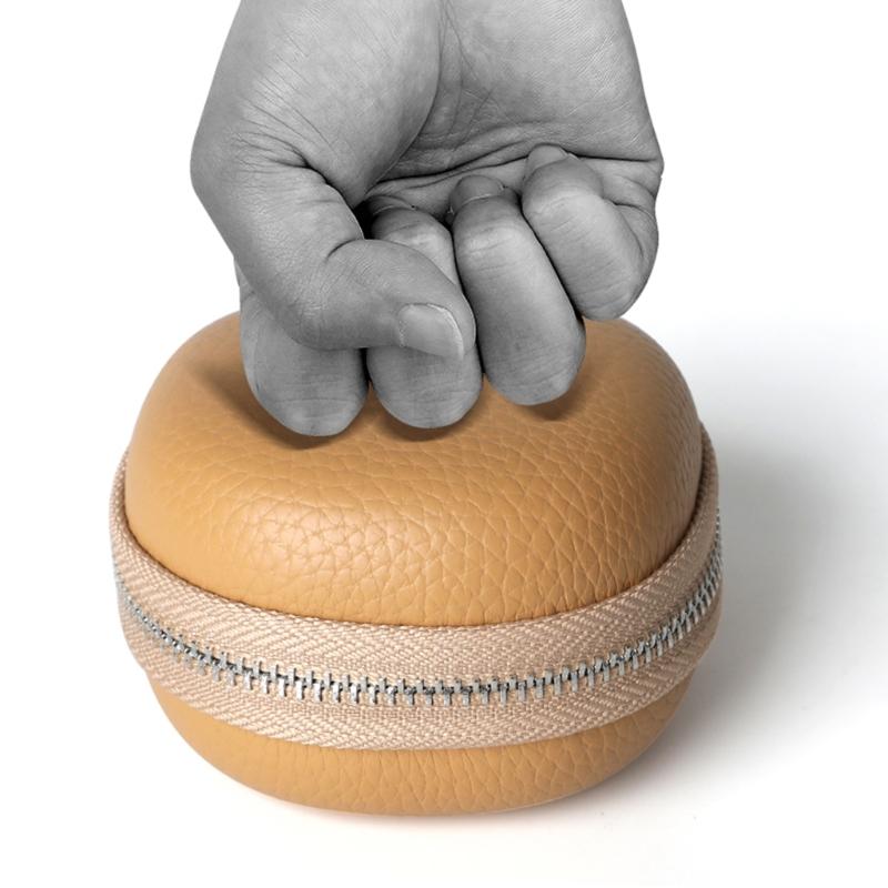 PU Leather Headsets Storage Case Bag DustProof With Mesh Pockets Shockproofs for iFLYBUDS Nano+ Headphones