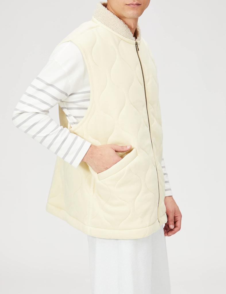 Gelato Pique HOMME Jersey Quilted Vest PHCT224942 YEL L Men's