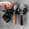 Lagerregal, stanzfrei, wandmontiert, platzsparend, 51/54/58 mm Durchmesser, Kaffee-Siebträger-Organizer-Halter, täglicher Gebrauch