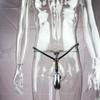Male Chastity Belt Stainless Steel Chastity Cage with Removable Anal Bead Plug Thigh Ring Metal Bra Slave Penis Restraint Device