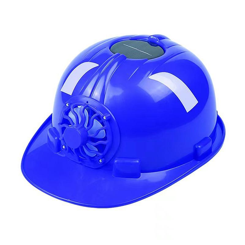 

Safety Hard Hat With Solar Fan, Sun Protection Hat, Adjustable Waterproof Cap Style Vented Helmet For Work, Home Construction as the picture