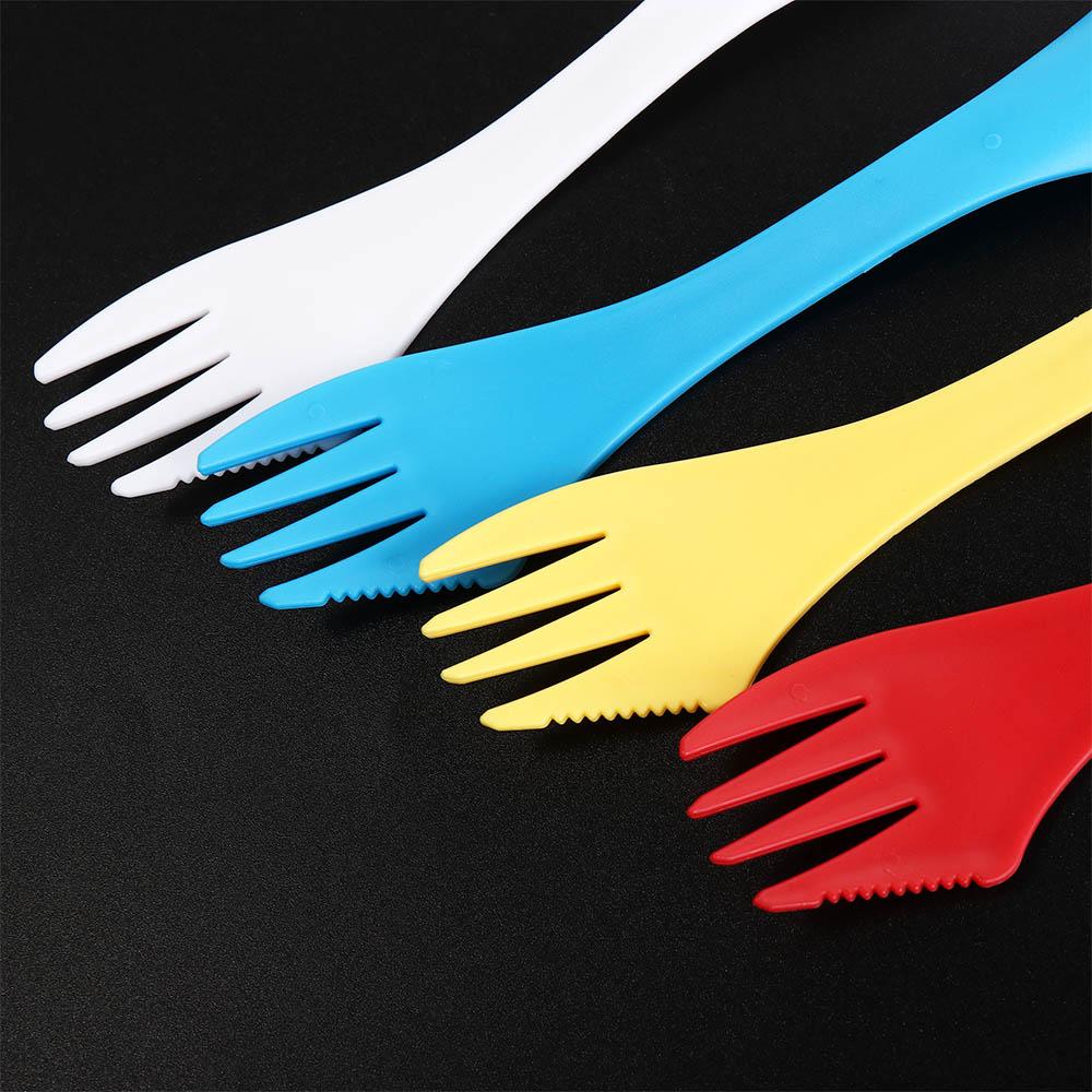 Suppenlöffel Westlöffel Dosenöffner Werkzeug Flaschenöffner Gabel Löffel Gabel Plastiklöffel Spork