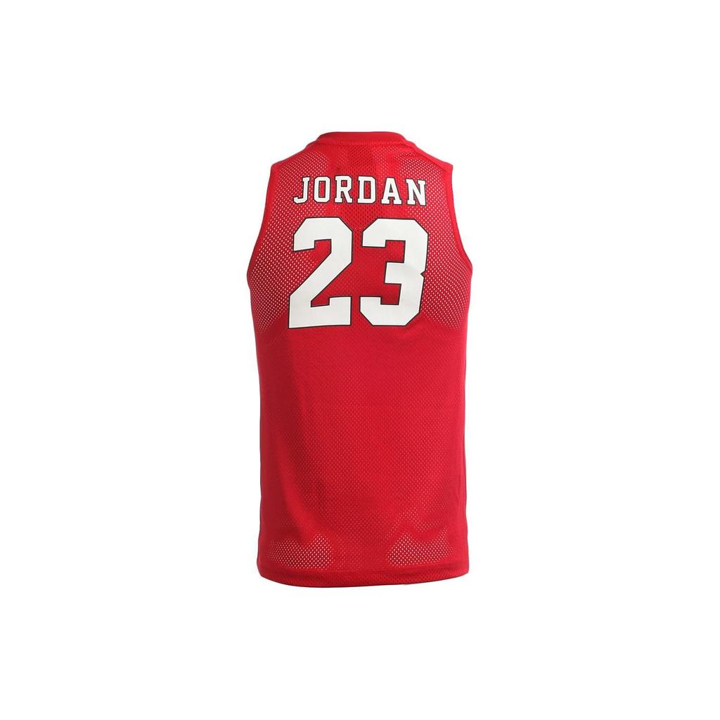 Jordan Logo Print Breathable Casual Basketball Training Vest Men Tops Red White 683998-687