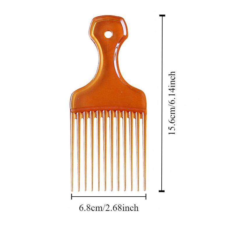 1 Stück Breite Zähne Bürste Pick Kamm Gabel Haarbürste Einsatz Haar Pick Kamm Kunststoff Getriebe Kamm Für Lockiges Haar Styling Werkzeuge