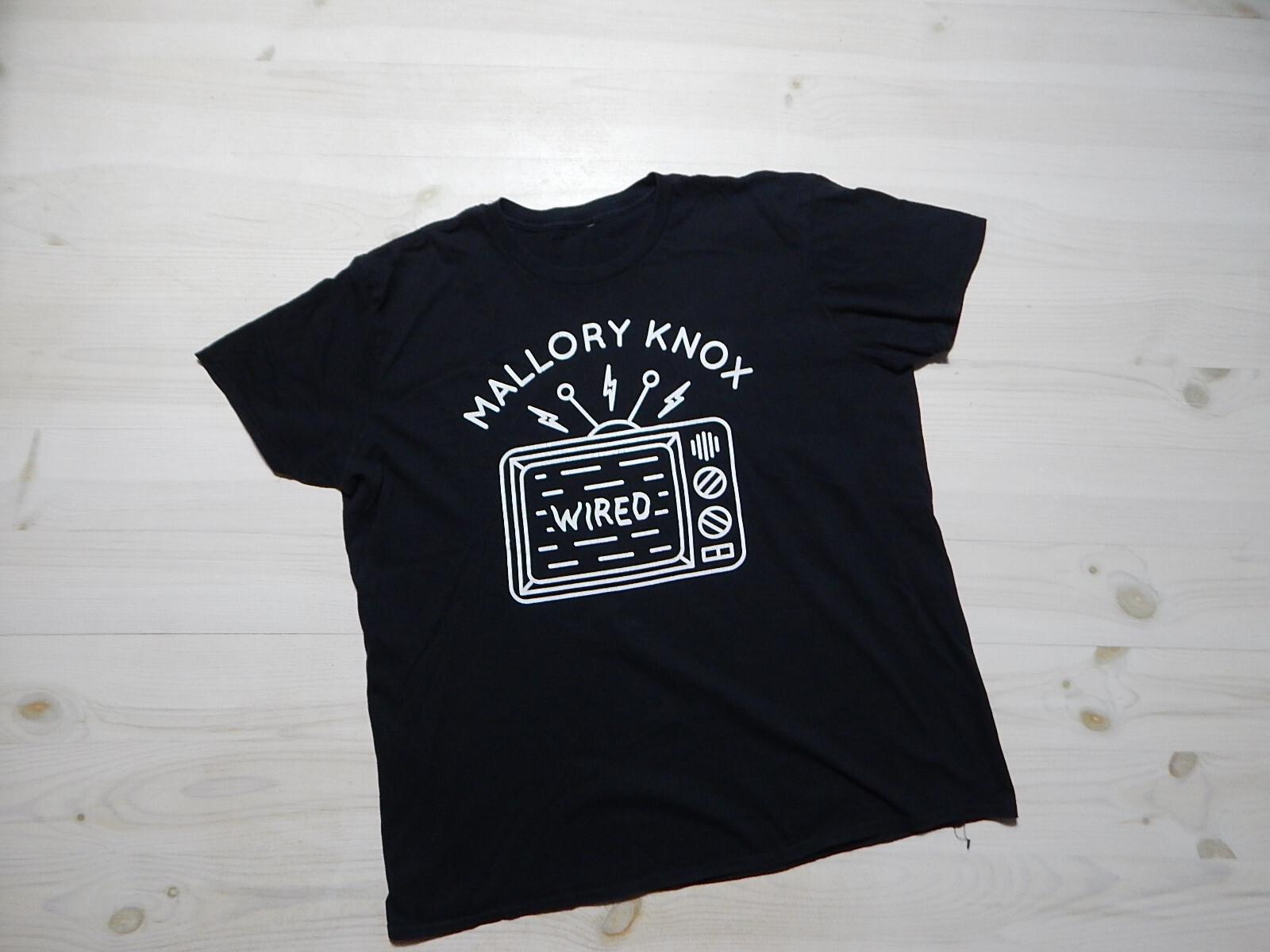 mallory knox wired post hardcore rock band tee size xl S