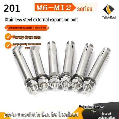 201 Stainless Steel Extended Expansion Bolt M6/M8/M10/M12