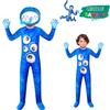 New Halloween Cosplay Costume For Children In Banban Garden Blue Cartoon Style
