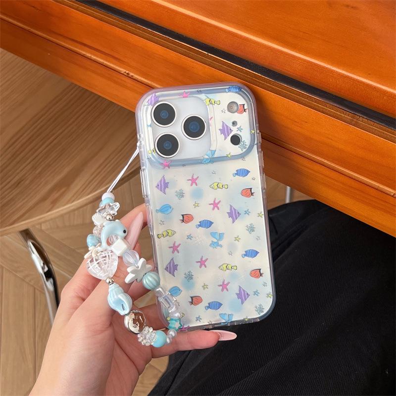 Underwater World Fish Chain Case for iPhone 17/16ProMax/15/14