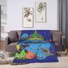 Dragon Quest Slime  Super Soft Blankets  Travel Plush Throw Blanket Aesthetic Couch Bed Flannel Bedspread Sofa Bed Cover