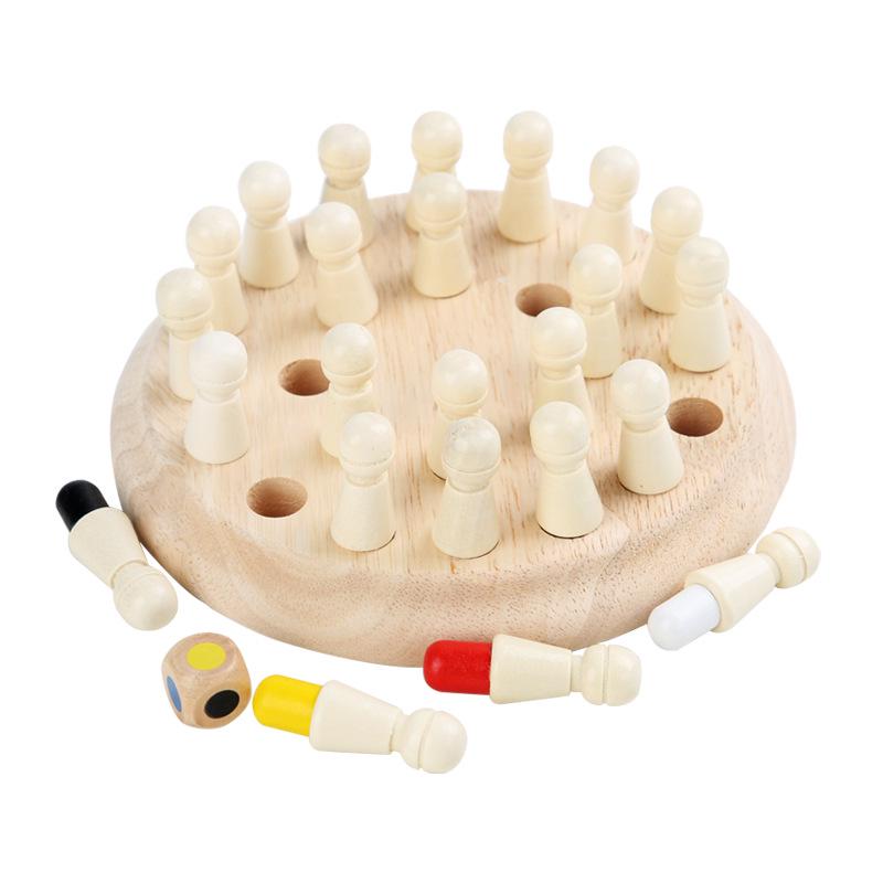 Children's Educational Color Memory Wooden Toy for Early Learning and Intelligence Development