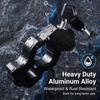 1 PC Motorcycle Handle Throttle Grip Security Lock, Alloy Anti-theft Brake Lock with Anti-scratch Gasket, One-button Locking Design, Universal for