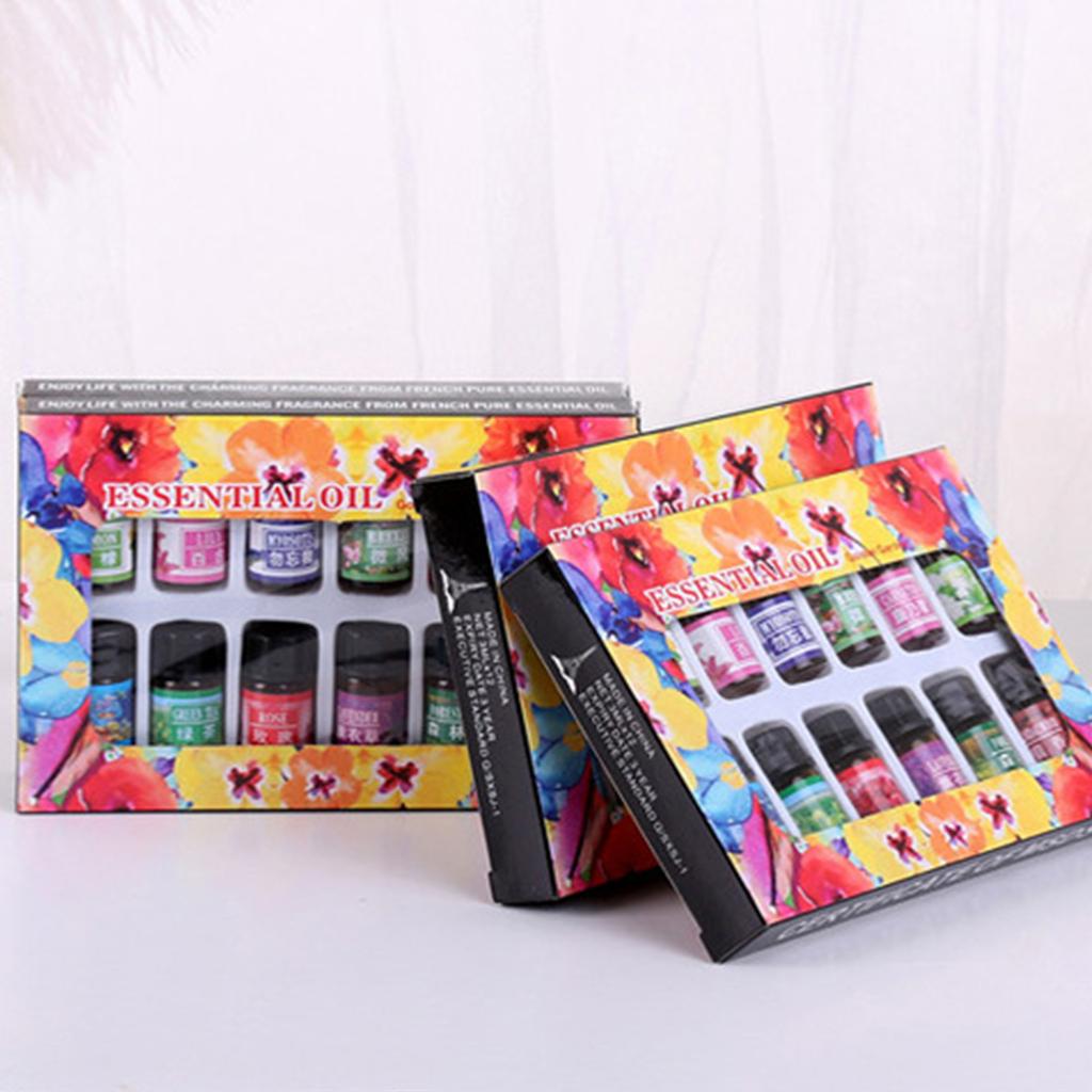 3ML 12PCS Conjunto de óleos essenciais naturais solúvel em água Aroma Óleo essencial de aromaterapia para óleo