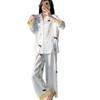 New pajamas Korean version sweet and cute pajamas women's spring long-sleeved trousers lapel cardigan women's loungewear