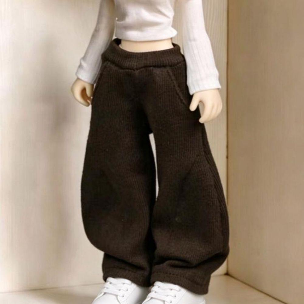 Mini Ribbed Knitted Sweaters Tops Casual Wear Dolls Streetwear for OB11 Dolls/for 1/12 BJD Dolls