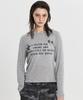 HOODHOOD Never Say Never Long Sleeve T-Shirt Gray