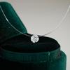 Everyday Versatile Jewelry Gift Minimalist Ultra-Sparkling Collarbone Chain Fishing Line Mermaid's Tear Necklace