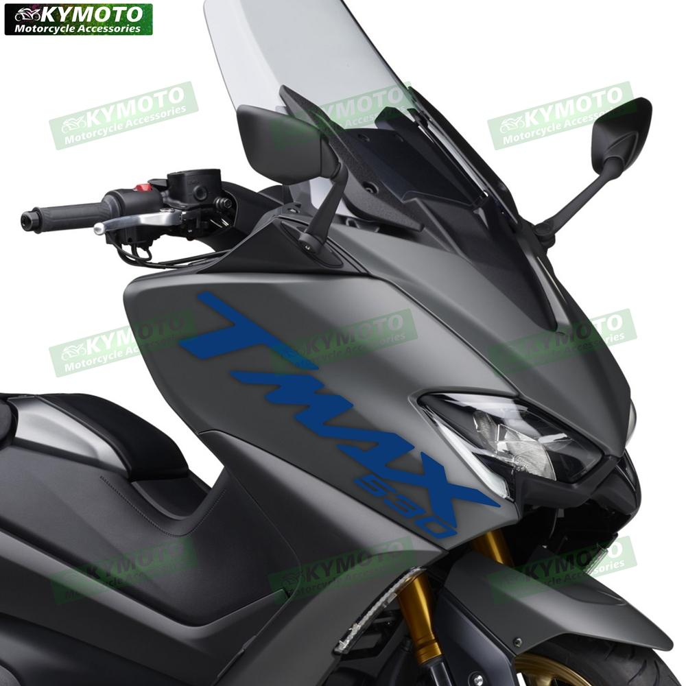 Per TMAX530 TMAX 530 accessori moto carrozzeria da corsa adesivi decorazione auto serbatoio carburante logo motore carena adesivi casco