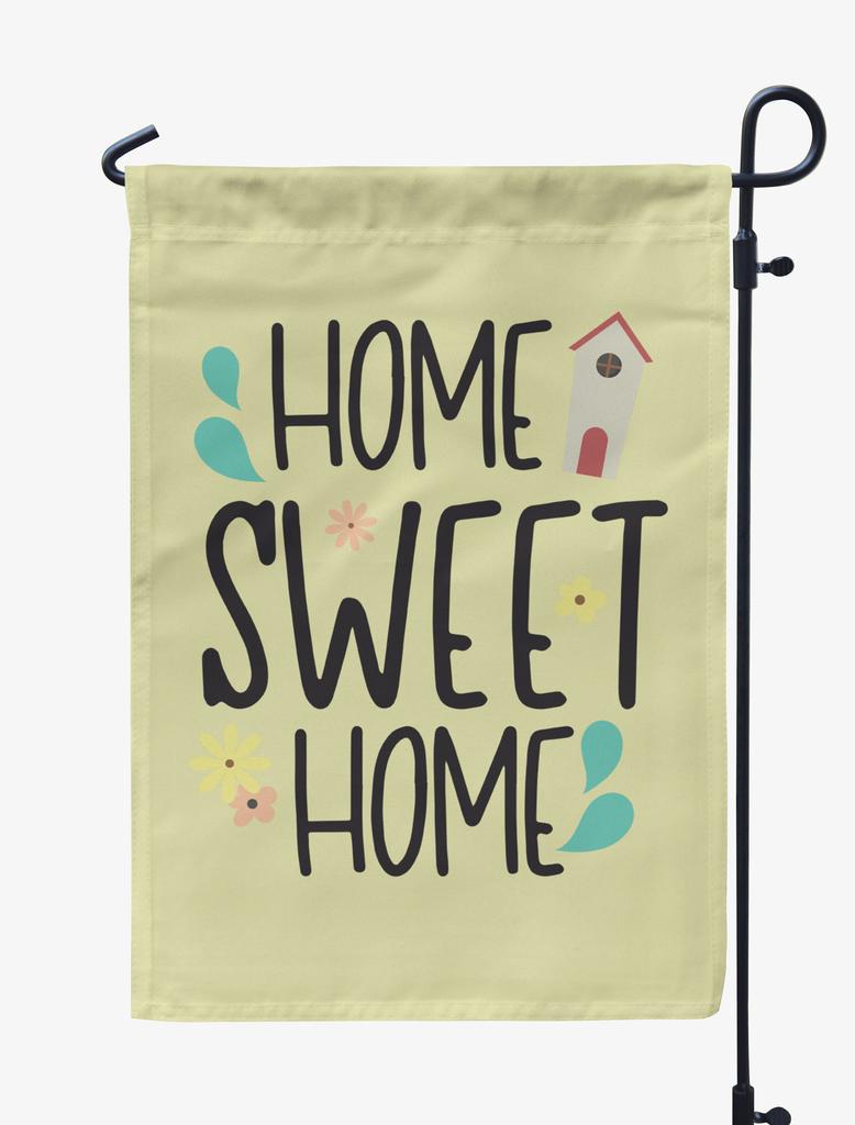Printtoo Tan Home Sweet Home Garden Summer Camping  Flags  For Campers Double Sided  Flag Outdoor Garden