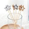 Pack Of 100 User Friendly Bamboos Skewers Camping Utensils For Cocktails Fruit Decorations Wedding Parties Supplies