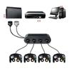 Adaptateur Manette - Nintendo - 3en1_lht6168 - 4 Ports USB - Compatible Wii U et PC - Noir