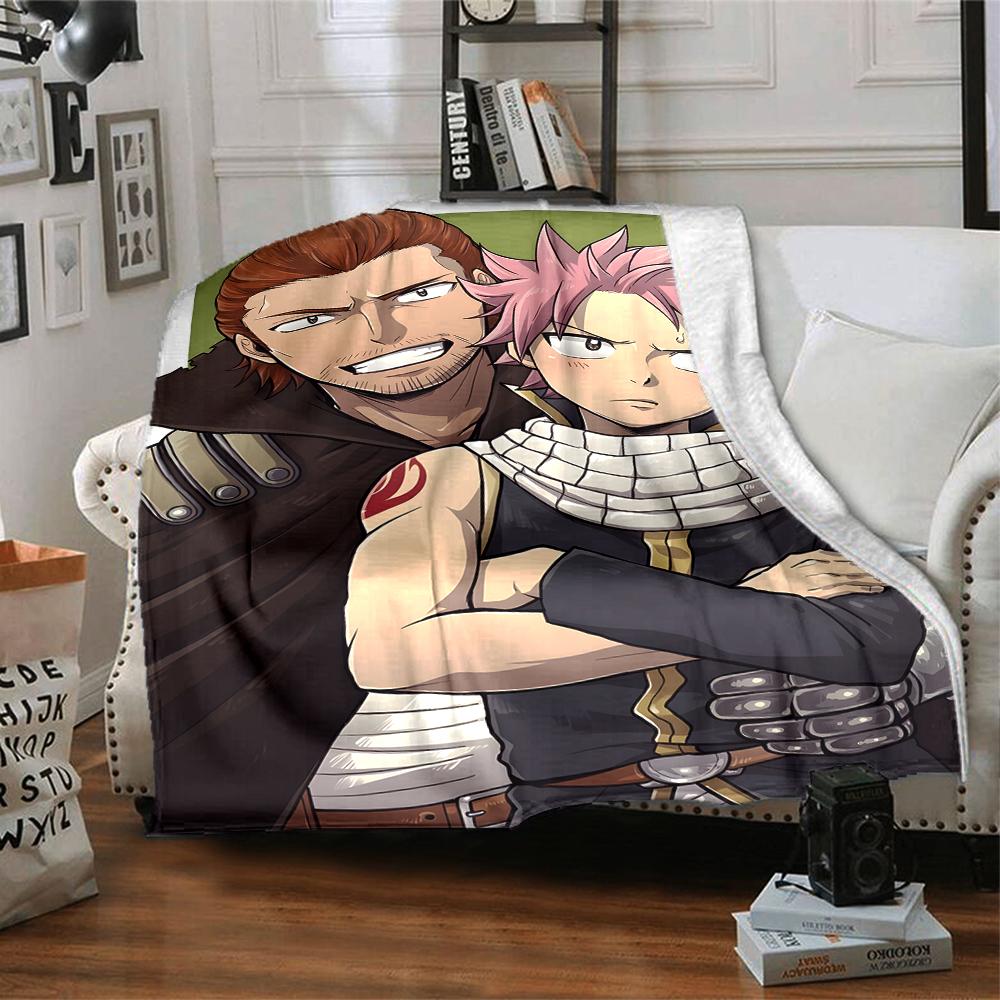 1pc Fairy Tail1 Blanket, Gift, for Men and Women, Soft Blanket, Good for Sofa Bed Couch Travel, Lightweight Flannel Blanket