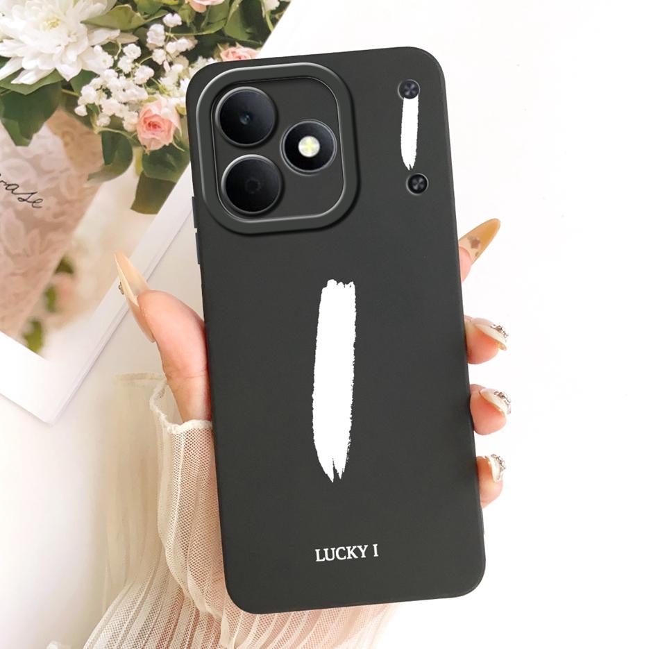 For Realme Note 80 Case RMX5388 Cute Lucky Letters Cover Shockproof Soft TPU Phone Case For Realme Note80 Note 80 4G Fundas Bags