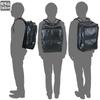 Men's TIME BLACK Daypack Backpack, Black 146-16103