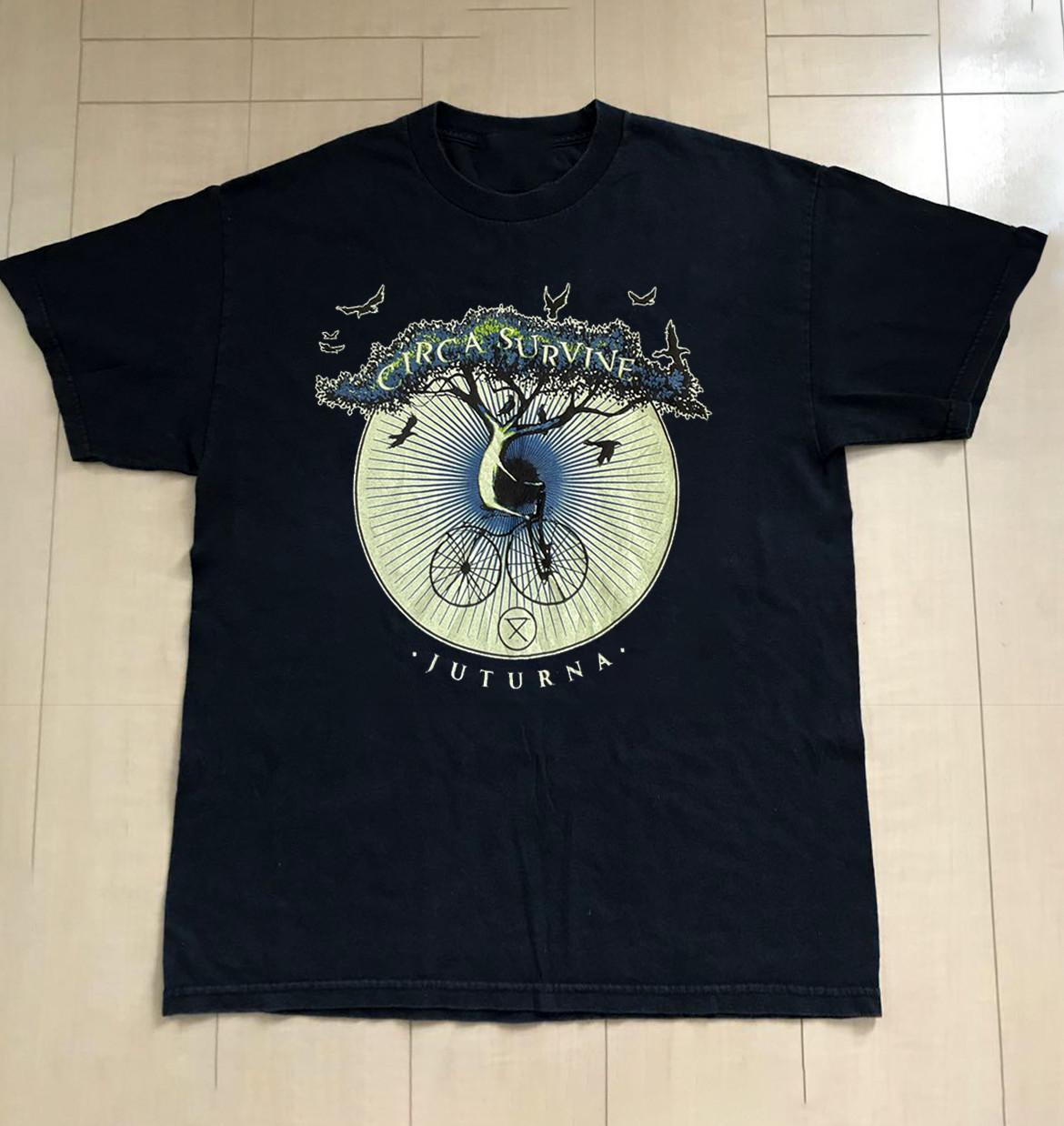 Circa Survive Band Juturna tour Black Tee Cotton Adult Shirt S-5XL S разноцветный