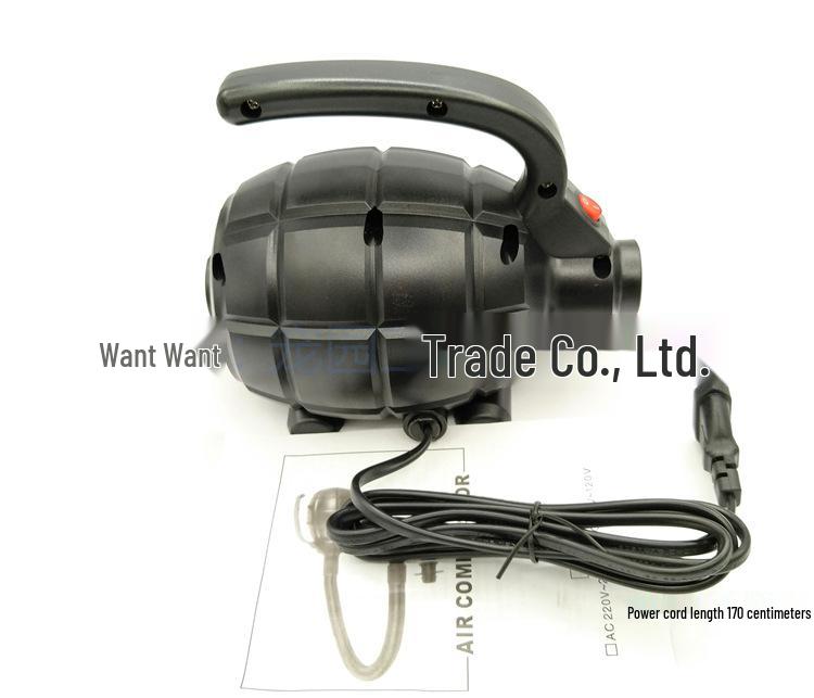 600W Compact Electric Air Pump for Inflatable Boats, Rafts, Tents, and More