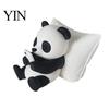 Handmade Style Panda Statue 3D Printed Ornaments, Cute & Pillow Desktop Figurine, Stress Relief Sculpture Ornaments for Home Office Decoration,