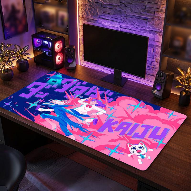 Big Mouse PadDandadan Extended Soft Desk Mat Gaming Office Computer Table Decor Mat