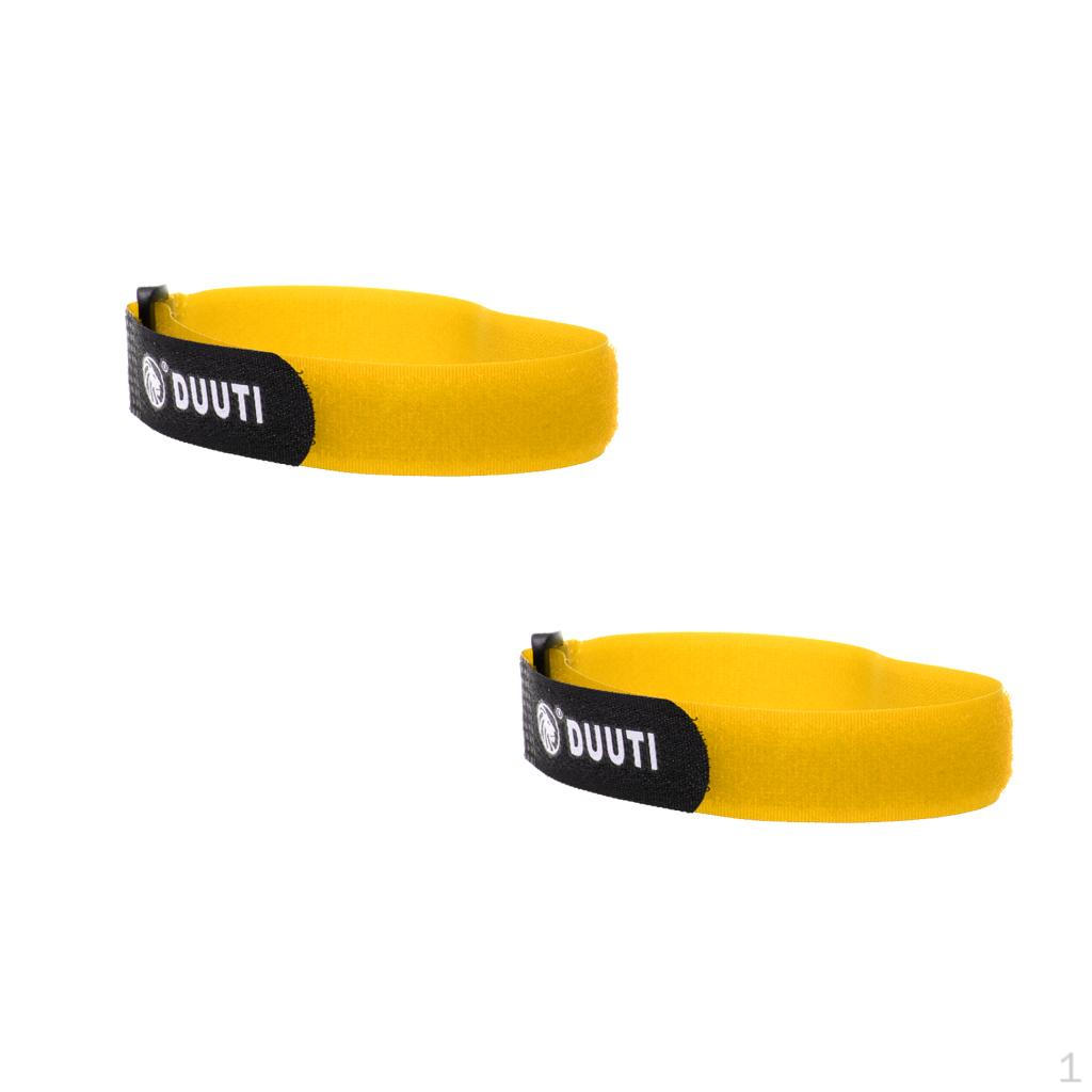 2pcs Mountain Bike Bicycle Handlebar Head Light Nylon Strap Phone Pump Fixing Water Bottle Fastening