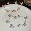 Gold Silver Color Butterfly Ear Clips Without Piercing For Women Ear Cuff Clip Earrings Wedding Fashion Aesthetic Korean Jewelry