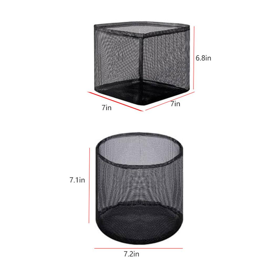4/8PCS Pond Plant Baskets PVC Square Cylindrical Mesh Breathable Planting Bags For Outdoor Planting Aquatic Plants Lily Lotus