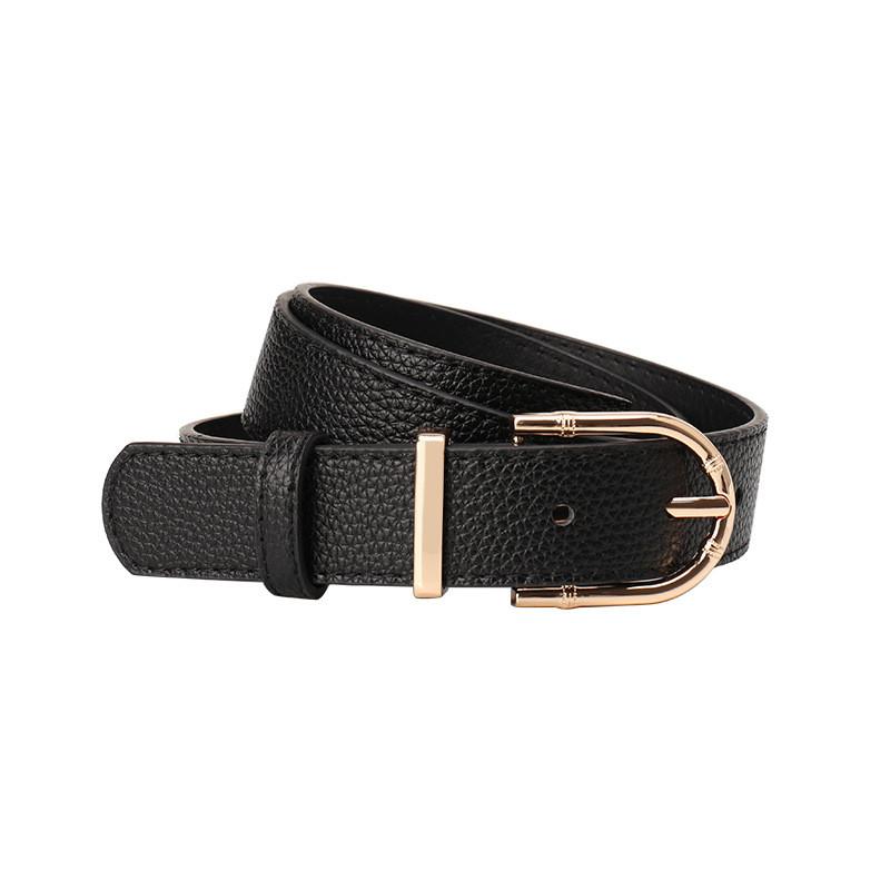 Elegant Faux Leather Belt For Women With Alloy Buckle For Fashion And Office Looks