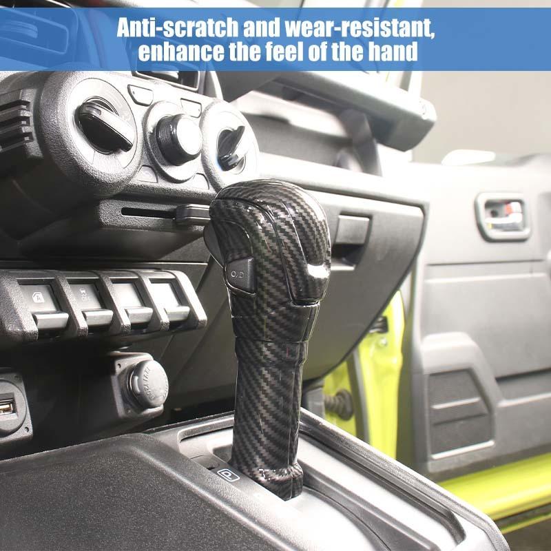 Capac panou lateral al schimbătorului de viteze auto autocolant de protecție a pârghiei de viteze pentru Suzuki Jimny 2019 în sus Accesorii auto ABS