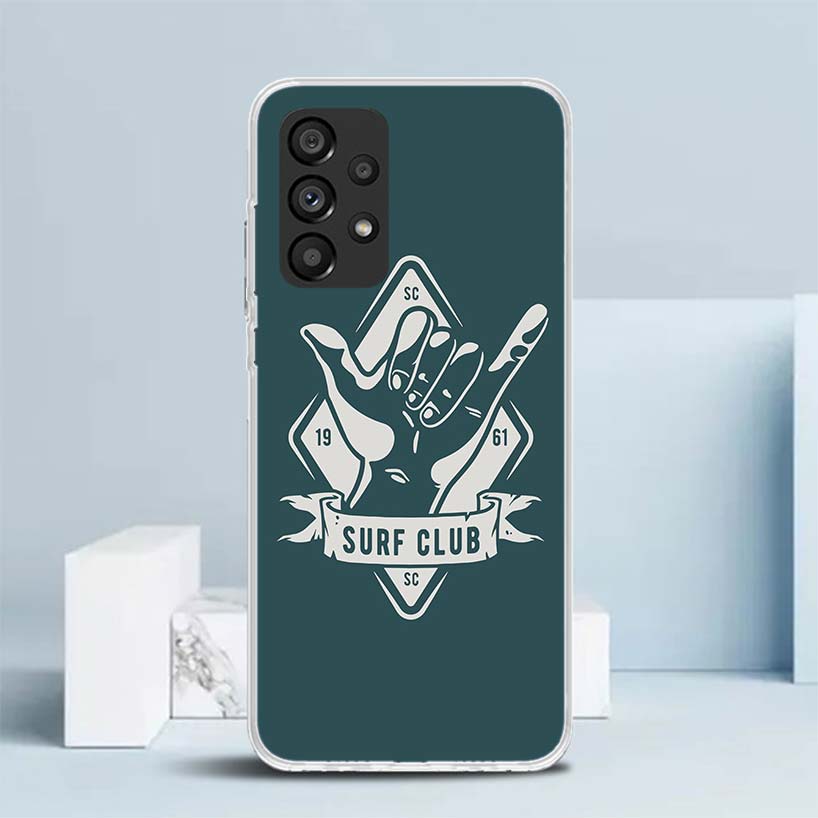 Surf Board Aesthetic for Samsung Galaxy A17 A37 A57 A16 A26 A36 A56 A15 A14 A55 Phone Case A13 A53 A25 A35 A24 A34 A23 A33 Galax