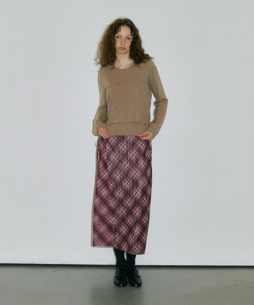 AUTHENTI Layered Knit Set-Up_Brown