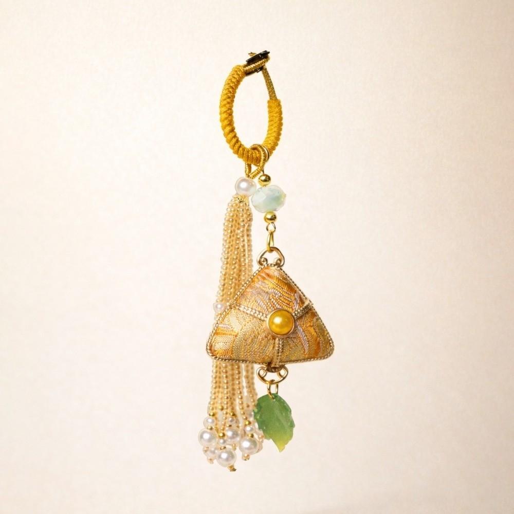

with Tassel Dragon Boat Festival Pendant Chinese Style Zongzi Doll Pendant Backpack Decoration жовтий
