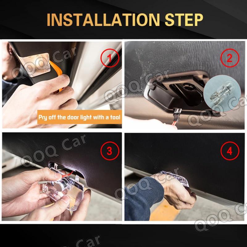 For Mazda 6 ATENZA RUIYI CX9 RX8 MS Led Car Door Logo Welcome Shadow Light Laser Projector Ghost Lamp Auto Accessories Glass Len