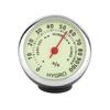 Mini Car Digital Clock Auto Thermometer Hygrometer Anti-slip Base Stable Automotive Accessory for Bumpy Road Driving