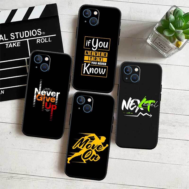 Inspirational Quote Text Case for Samsung Note 20 10 S25 Plus Ultra Lite FE M20 M21 M30 M31 M51 A11 A26 A51 A52 A53 A56 A70 A71 A72 A73